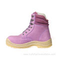 leather safety shoes steel toe cap